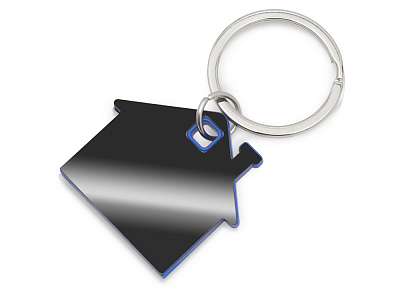 Брелок SteelPop House (Цвет вороненой стали/синий)