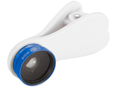 Линзы широкого обзора и макрообъектив (Ярко-синий/белый/черный)