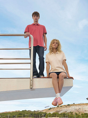 Рубашка поло женская Pacific Women, серый меланж