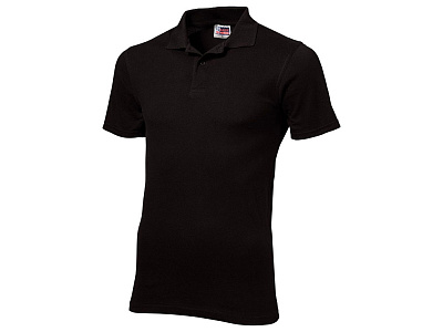 Рубашка поло First мужская (Чёрный)