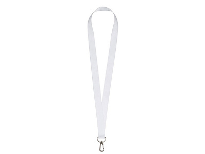 Ланъярд под сублимацию с карабином, 2 см (Белый)