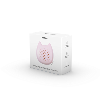 Портативная колонка Rombica Mysound Oscar, розовый