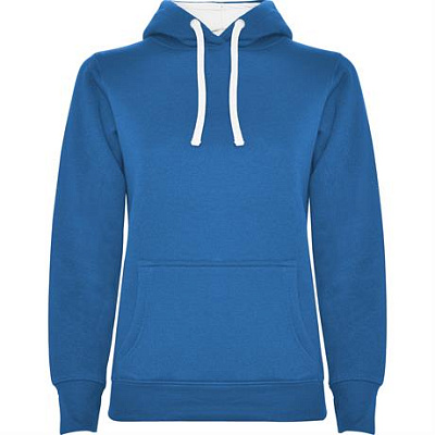 Толстовка URBAN WOMAN женская, КОРОЛЕВСКИЙ СИНИЙ/БЕЛЫЙ L (Королевский синий/белый)