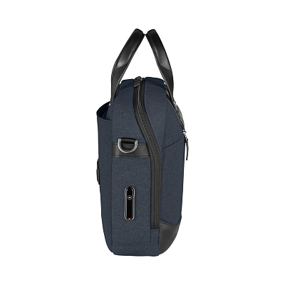 Портфель VICTORINOX Architecture Urban2 Briefcase 15'', синий, полиэстер/кожа, 42x13x31 см, 16 л