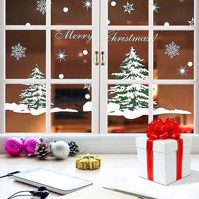 Самоклеящаяся наклейка (елки 1 шт. в рулоне) (Мультиколор)