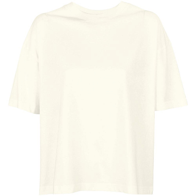 Футболка оверсайз женская Boxy Women, молочно-белая (Белый)