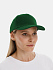 Бейсболка Long Beach, темно-зеленая - Фото 5