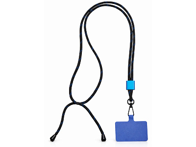 Ремешок на шею для телефона Риксо (Синий)