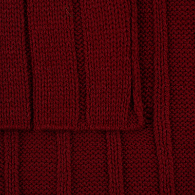 Плед Tressa, красный (бордовый)