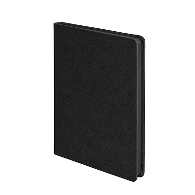 Ежедневник недатированный Softie, формат А5, в клетку (Чёрный)