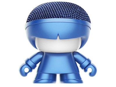 Портативная колонка Bluetooth mini Xboy Metallic (Синий)