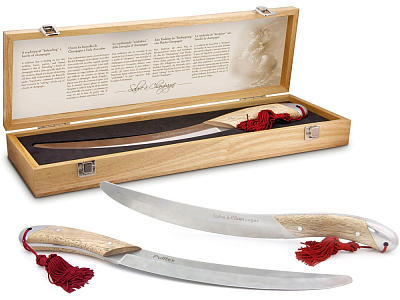 Сабля для шампанского Sabrage (Серебристый, натуральный)