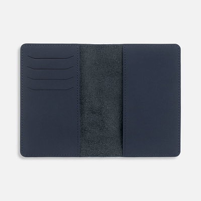 Обложка для паспорта Alaska, синяя