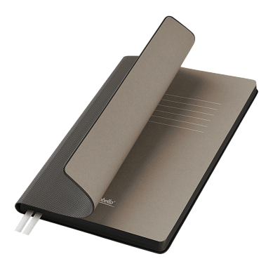 Ежедневник Rain недатированный, серый (без упаковки, без стикера) (Серый, бежевый)