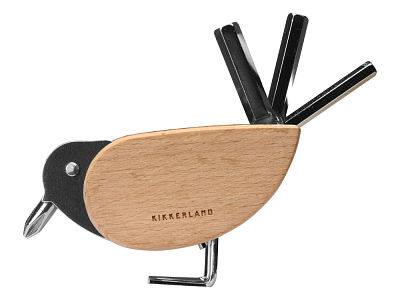 Мультитул в форме птицы Bird (Серебристый/натуральный)