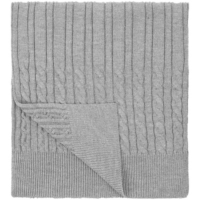 Шарф Heat Trick, серебристо-серый меланж (Серый меланж)