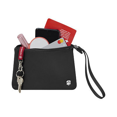 Рюкзак VICTORINOX Victoria Signature Deluxe Backpack, черный, нейлон/кожа, 32x18x39 см