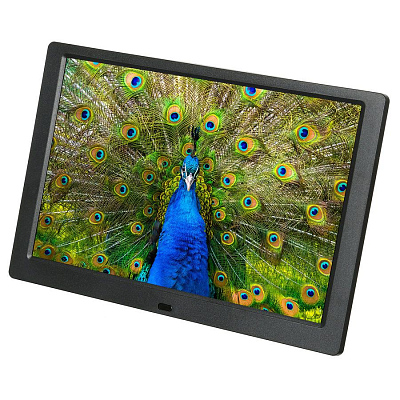 Цифровая фоторамка Digma PF-1043, черная (Чёрный)