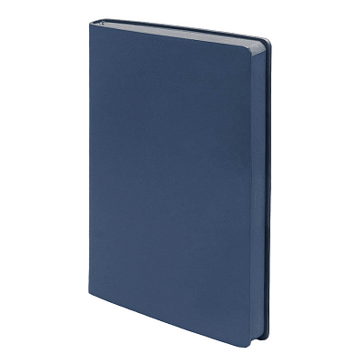 Бизнес-блокнот LADY, формат А5, темно-синий, блок в клетку (Тёмно-синий)