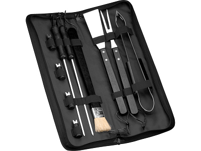 Набор для барбекю Barabicu (Черный, серебристый)