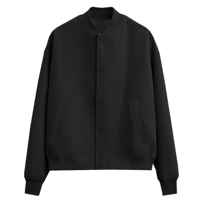 Бомбер унисекс STAN футер без начеса 340, 70 (Чёрный)