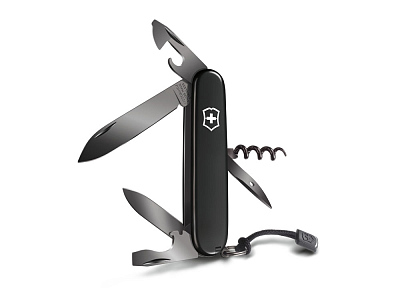 Нож перочинный Spartan Onyx Black, 91 мм, 12 функций