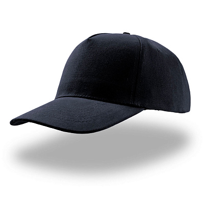 Бейсболка LIBERTY FIVE, 5 клиньев, застежка на липучке (Тёмно-синий)