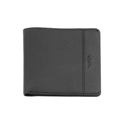 Портмоне, кожа, черный (Чёрный)