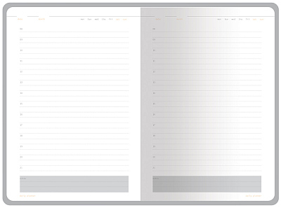 Ежедневник недатированный А5 Mercury