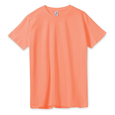 Футболка унисекс Regent 150, серый меланж (Абрикосовый)