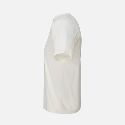 Футболка спортивная унисекс Vortex, молочно-белая