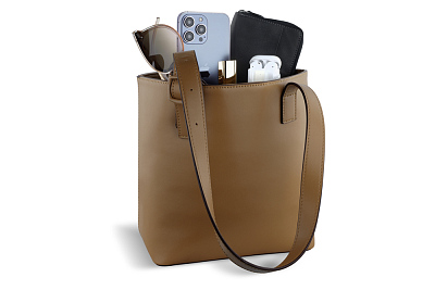 Сумка женская BUGATTI Zita, коньячная, полиуретан, 34 x 14 x 24,5 см