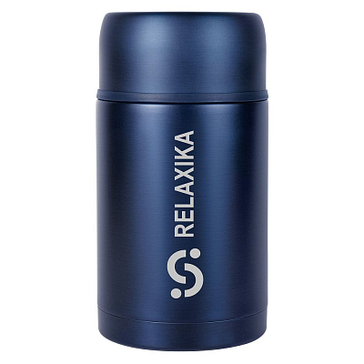 Термос для еды Relaxika 1000, темно-синий (Тёмно-синий)
