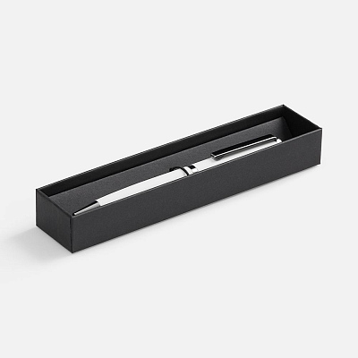 Ручка шариковая Inkish Chrome в футляре, белая