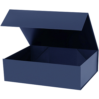 Подарочная коробка-трансформер большая, синяя (Синий)