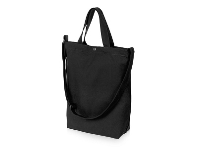 Сумка Helfer на кнопке с регулирующейся лямкой (Чёрный)