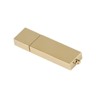 Металл 01 Брусок металлический , 16Гб (Золото глянец)
