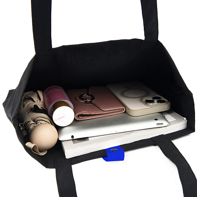 Сумка для покупок Rock’n’ROLL 260 г/м², синяя