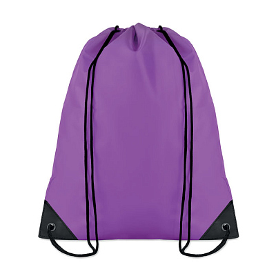190T Polyester drawstring bag (Фиолетовый)