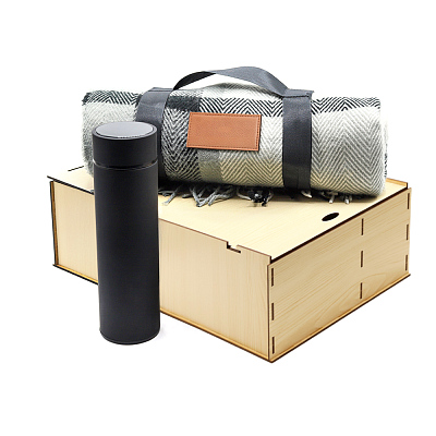 Подарочный набор Айзек, (черный) (Чёрный)