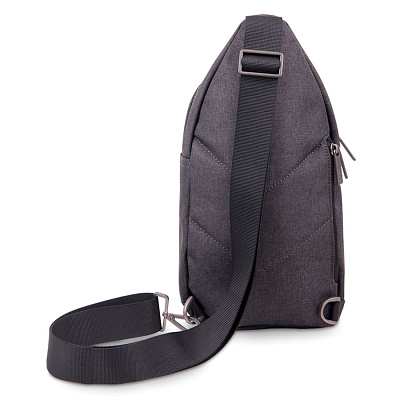 Сумка на плечо CORE, серый, 100% полиэстер 