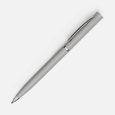 Ручка шариковая Euro Chrome, темно-серая (Серый)