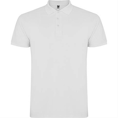 Футболка поло STAR мужская, БЕЛЫЙ XL (Белый)