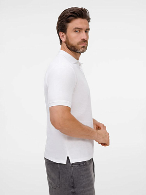 Рубашка поло унисекс Upswing, белая