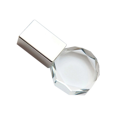 Флешка Diamond 16 Гб, белая подсветка