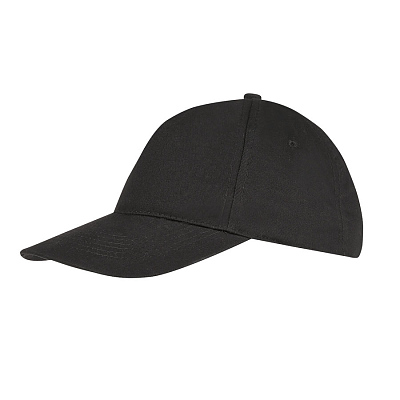 Бейсболка SUNNY, 5 клиньев, застежка на липучке (Тёмно-серый)