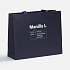 Пакет бумажный Manilla L, синий - Фото 4