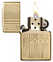 Зажигалка ZIPPO Pattern Design с покрытием High Polish Brass, латунь/сталь, золотистая, 38x13x57 мм - Фото 2