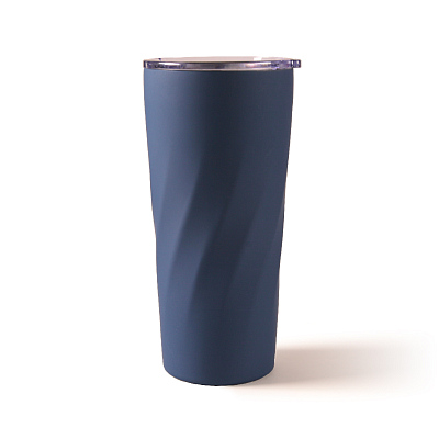 Термокружка RADMIR soft touch 600 мл (Тёмно-синий)