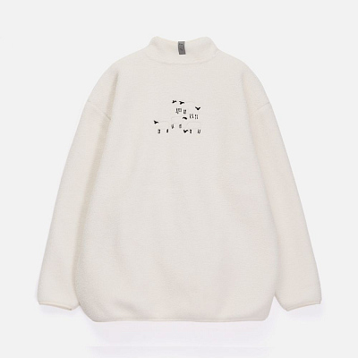 Куртка унисекс Oblako, молочно-белая